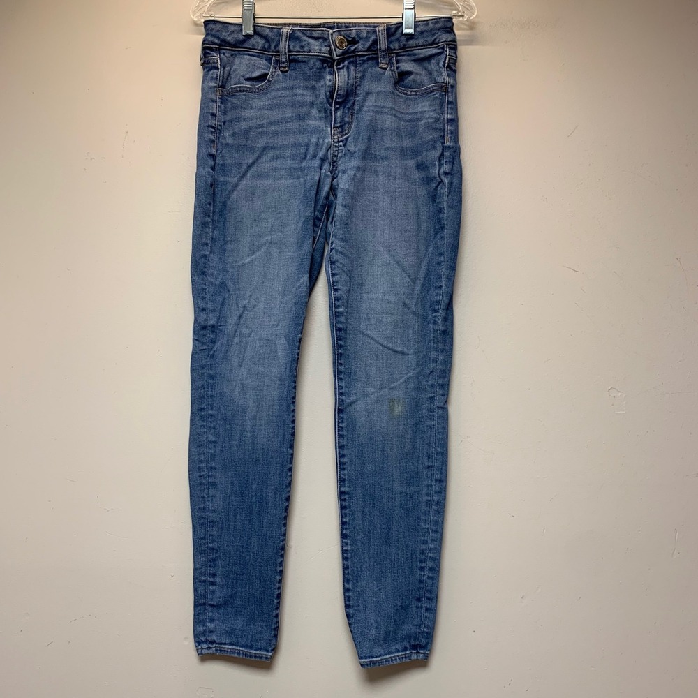 American Eagle Jegging Women 8 Blue Excellent Ne(x)tâ Level Stretch Skinny Jeans
